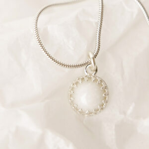 Breast Milk - Filigree Circle Pendant