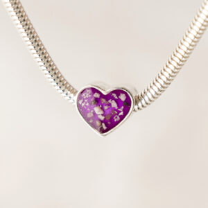 Lost Love Heart Charm Bead
