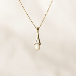 Small Oval Gold Pendant