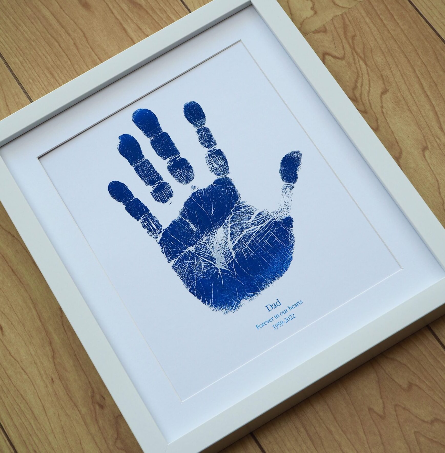 Memorial Handprint Foil Art - Image 2